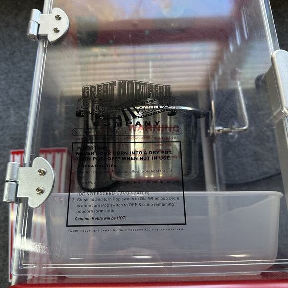 Great Northern Popcorn 83-DT5622 6074 Machine Pop Pup Retro Style Popcorn Pop... - Picture 2 of 9